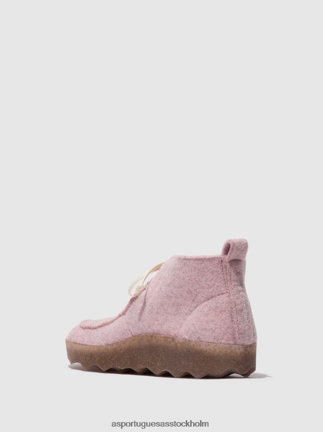 se Asportuguesas kvinnor ankelboots med snörning cody rosa ZHFB8F164 stövlar