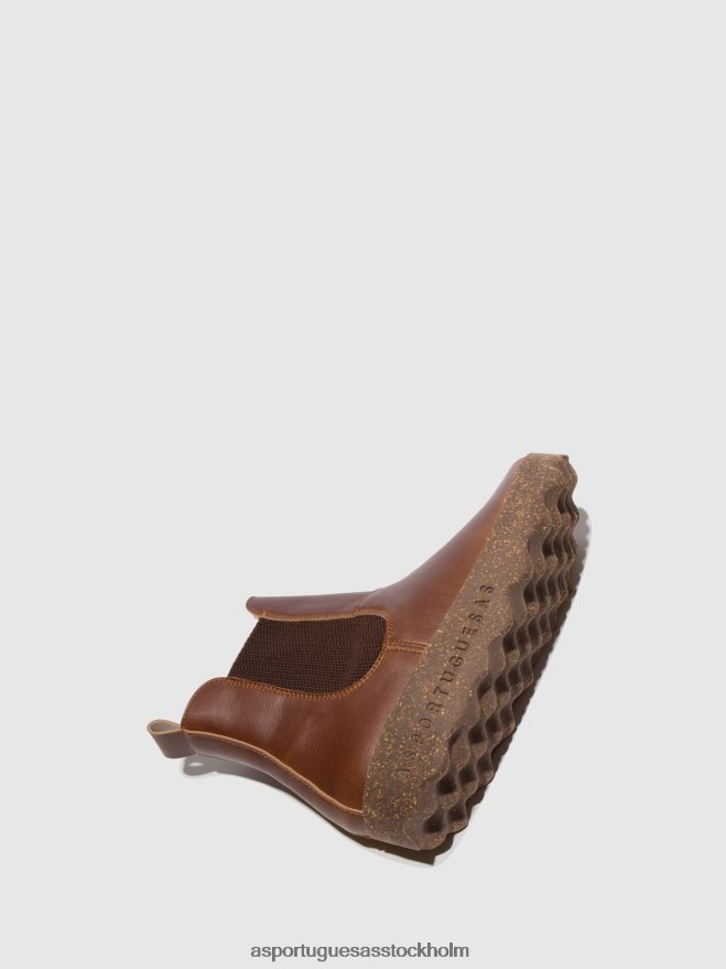 se Asportuguesas kvinnor chelsea ankelboots caia brun ZHFB8F157 stövlar