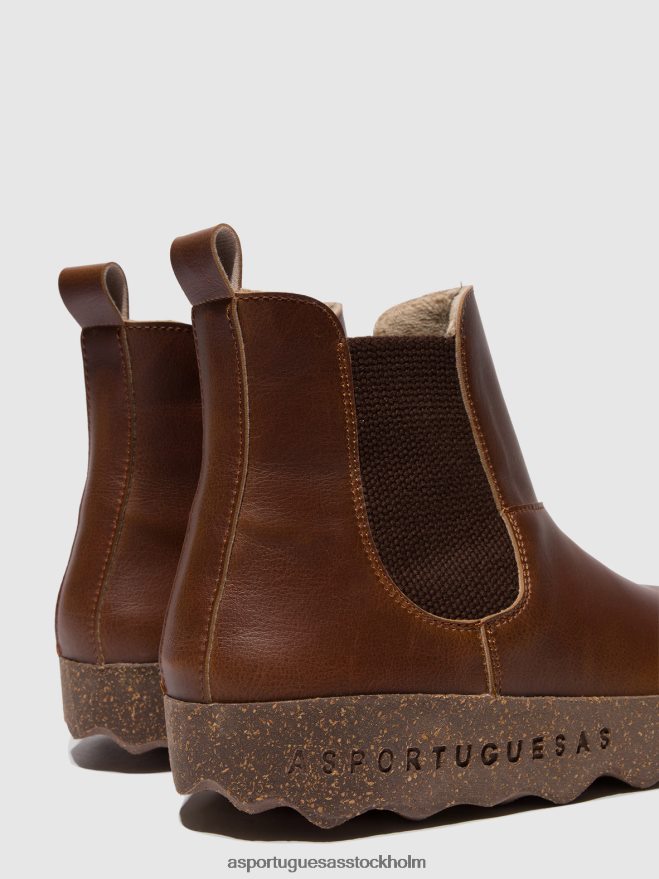 se Asportuguesas kvinnor chelsea ankelboots caia brun ZHFB8F157 stövlar