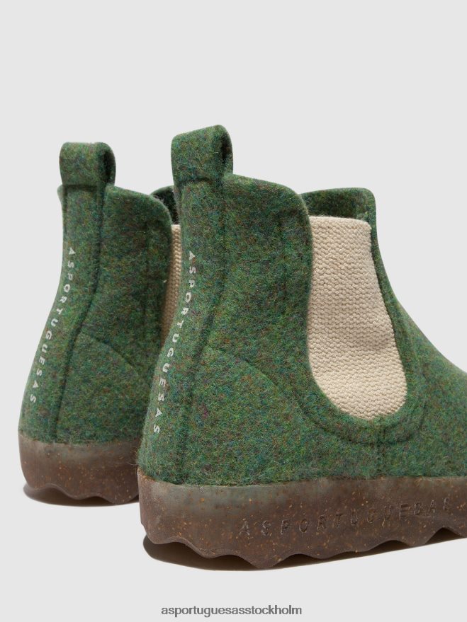 se Asportuguesas kvinnor chelsea ankelboots caia grön ZHFB8F162 stövlar