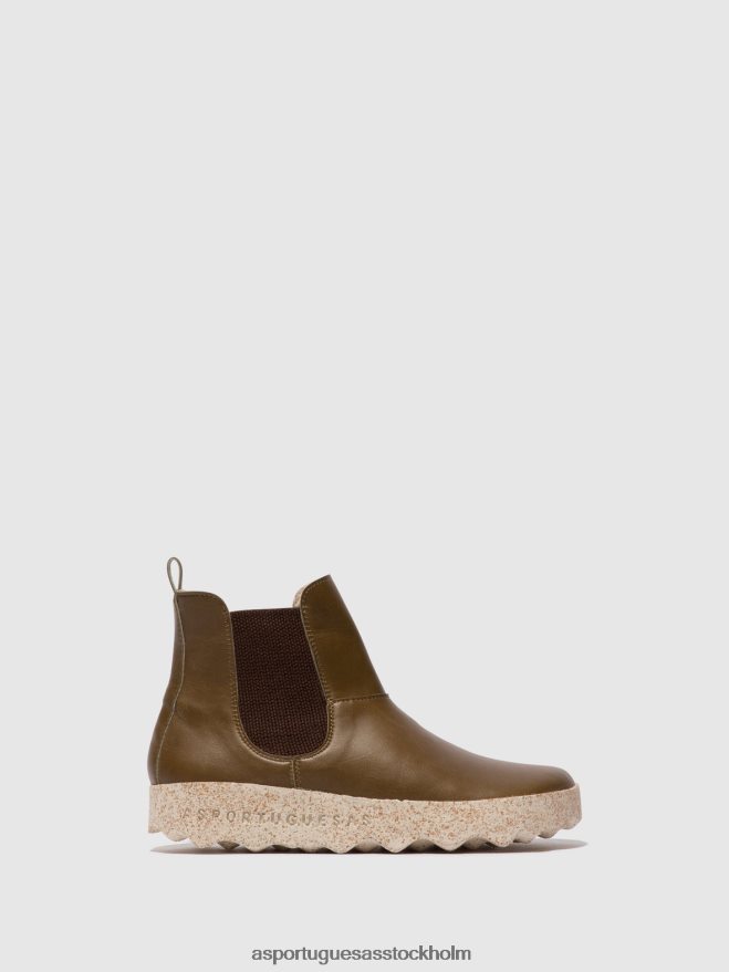 se Asportuguesas kvinnor chelsea ankelboots caia kaki ZHFB8F165 stövlar