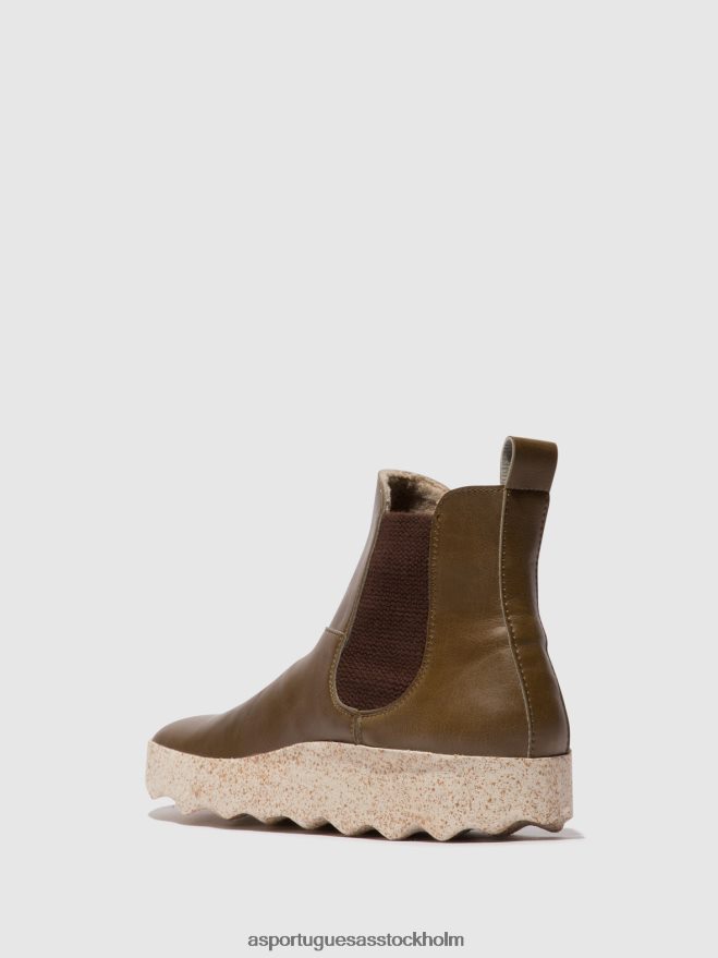 se Asportuguesas kvinnor chelsea ankelboots caia kaki ZHFB8F165 stövlar