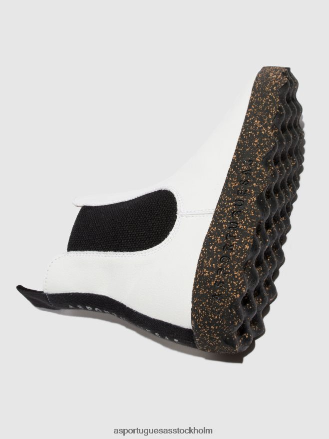 se Asportuguesas kvinnor chelsea ankelboots caia vegansk vit ZHFB8F154 stövlar