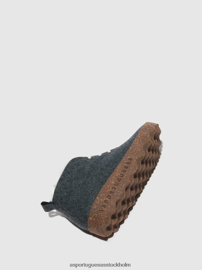 se Asportuguesas kvinnor tårta med snörning av stövlar blå ZHFB8F167 stövlar