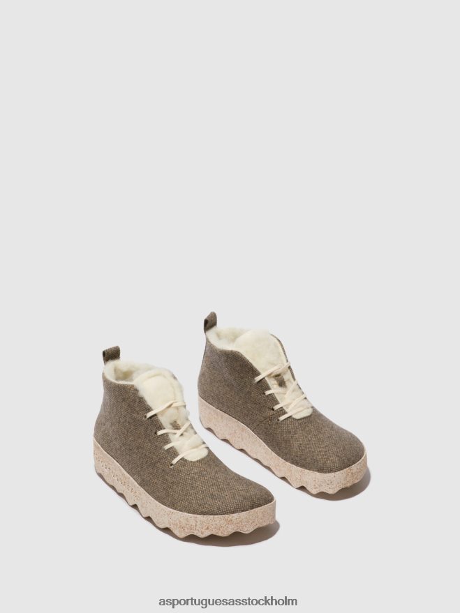 se Asportuguesas kvinnor tårta med snörning av stövlar brun ZHFB8F161 stövlar