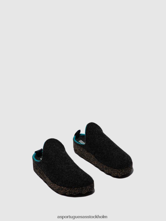 se Asportuguesas kvinnor runda tåmulor kommer antracit ZHFB8F126 mulor