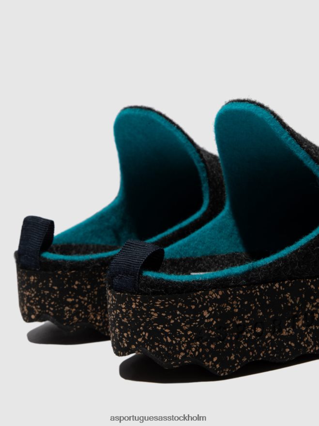 se Asportuguesas kvinnor runda tåmulor kommer antracit ZHFB8F126 mulor