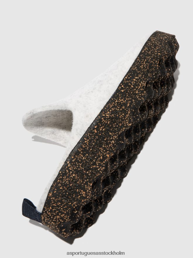 se Asportuguesas kvinnor runda tåmulor kommer off-white ZHFB8F144 mulor