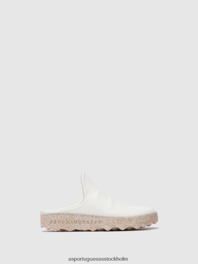 se Asportuguesas kvinnor slip-on mullera vit ZHFB8F137 mulor