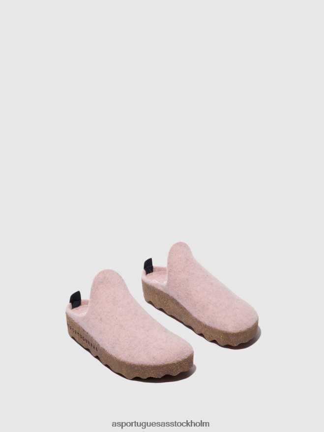 se Asportuguesas kvinnor slip-on mulor kommer rosa ZHFB8F139 mulor