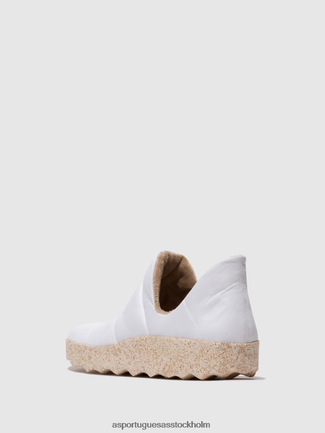 se Asportuguesas kvinnor rund tå skor crus blanco ZHFB8F115 skor