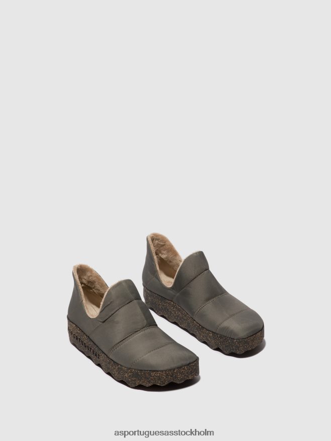 se Asportuguesas kvinnor rund tå skor crus taupe ZHFB8F95 skor