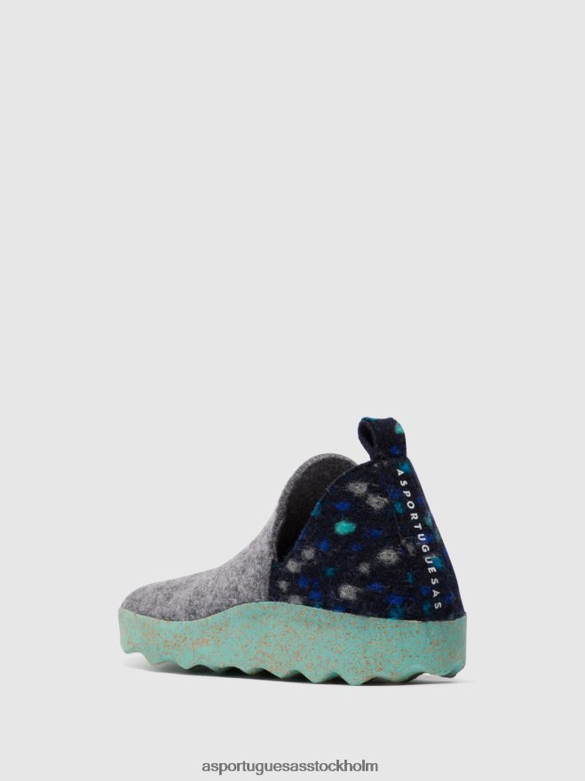 se Asportuguesas kvinnor rund tå skor stad betongfilt dehor ZHFB8F97 skor