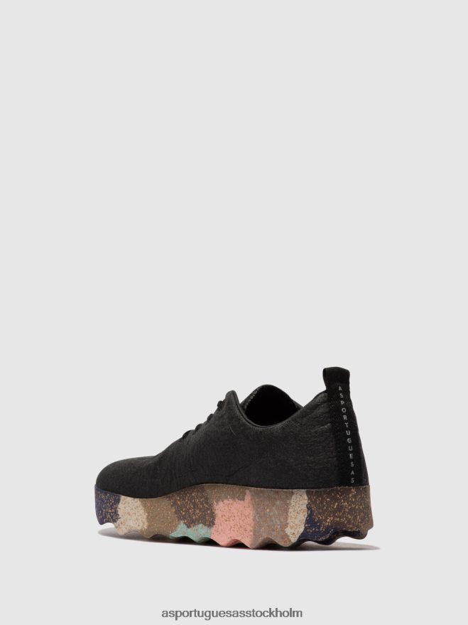 se Asportuguesas kvinnor slip-on skor läger kol pinatex & flerfärgad sula ZHFB8F40 skor