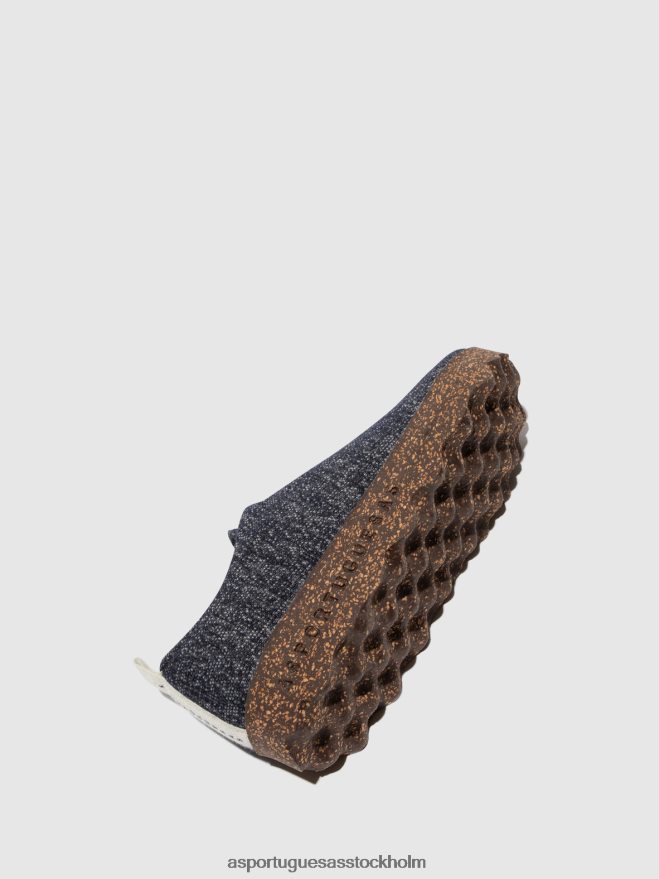 se Asportuguesas kvinnor slip-on skor läger marinblå merino ZHFB8F119 skor