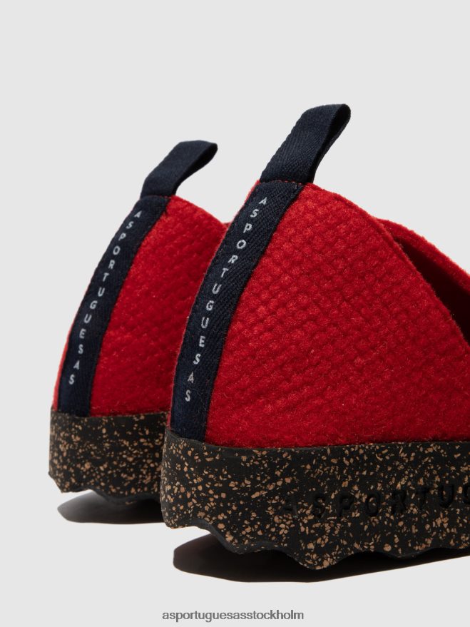 se Asportuguesas kvinnor slip-on skor stad röd ZHFB8F43 skor