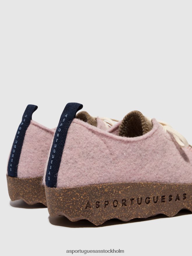 se Asportuguesas kvinnor snörskor chatt rosa/taupe ZHFB8F108 skor