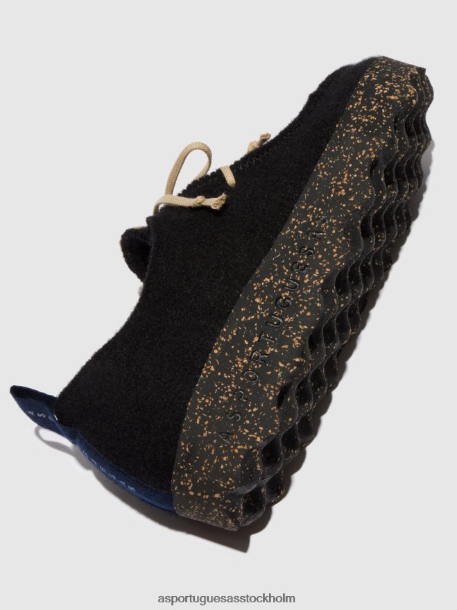 se Asportuguesas kvinnor snörskor chatt svart ZHFB8F62 skor