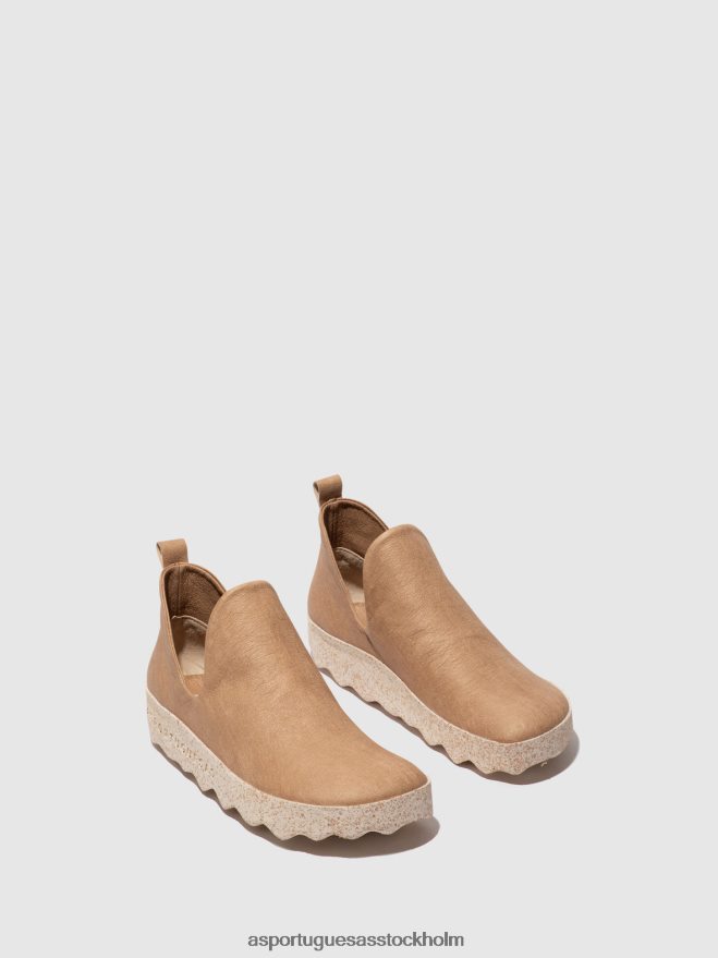 se Asportuguesas kvinnor slip-on tränare stad sand ZHFB8F38 utbildare