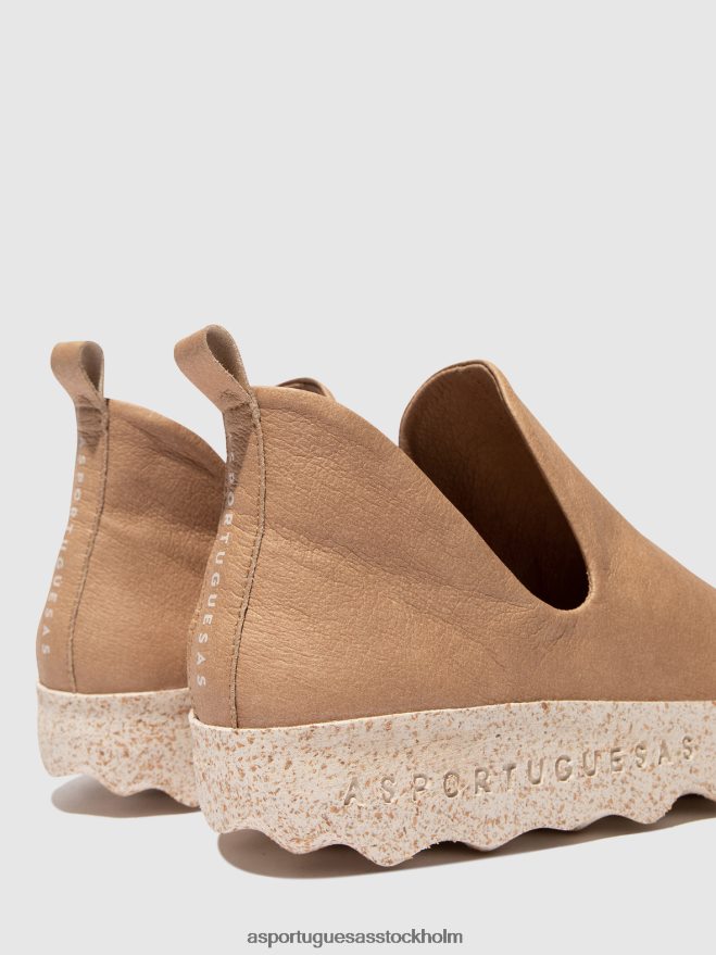 se Asportuguesas kvinnor slip-on tränare stad sand ZHFB8F38 utbildare