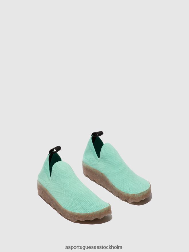 se Asportuguesas kvinnor slip-on tränare vård mynta ZHFB8F19 utbildare