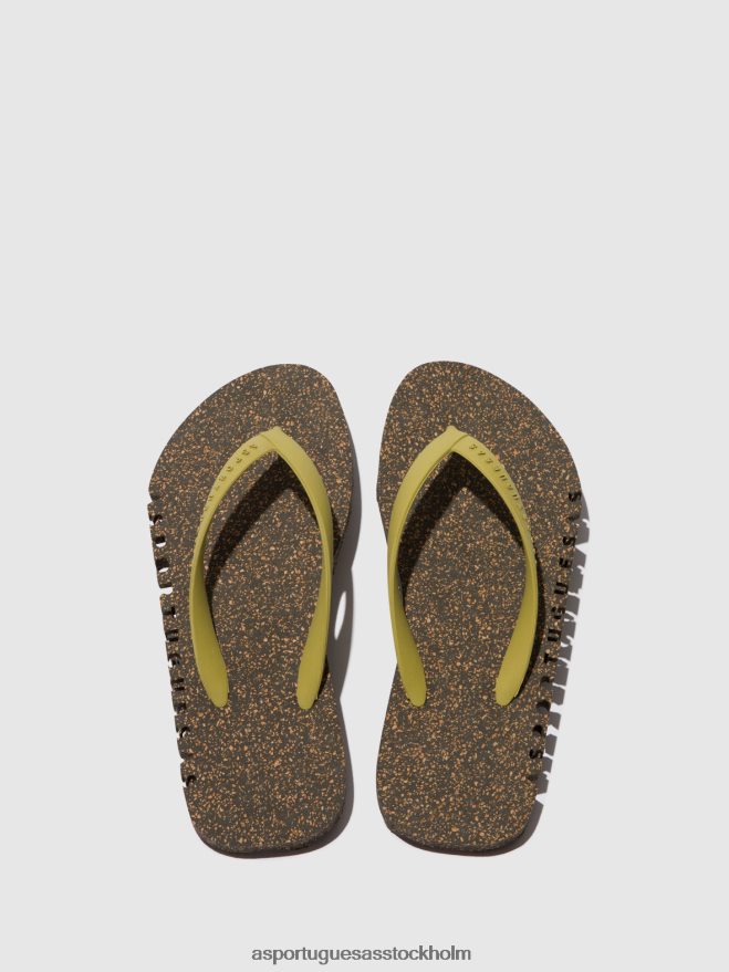 se Asportuguesas män strand flipflops ojämn svart & mlt. guldband ZHFB8F175 Flip flops