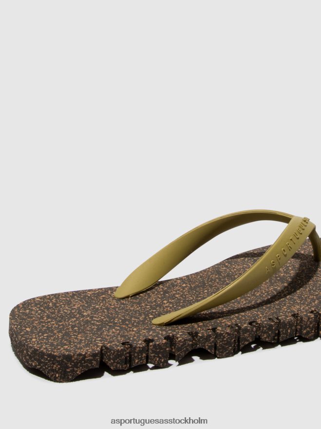 se Asportuguesas män strand flipflops ojämn svart & mlt. guldband ZHFB8F175 Flip flops