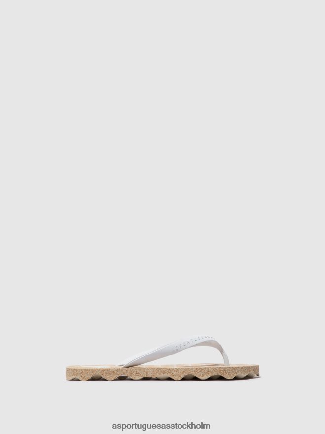 se Asportuguesas män strand flipflops sköldpadda naturligt och vitt band ZHFB8F185 Flip flops