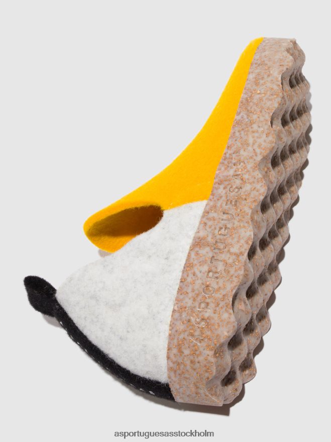 se Asportuguesas män rund tå skor stad vit gul ZHFB8F197 skor