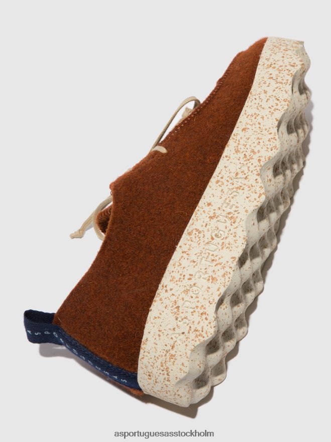 se Asportuguesas män snörskor chatt brun ZHFB8F206 skor